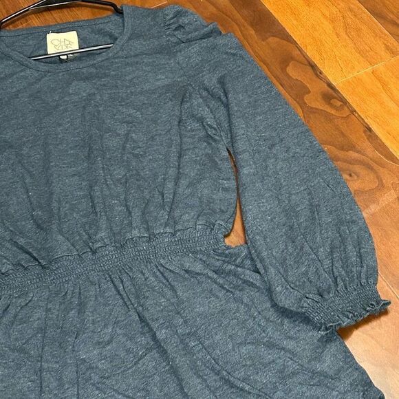 Chaser women’s triblend puff sleeve smocked tunic dress size medium NWT - Picture 4 of 8